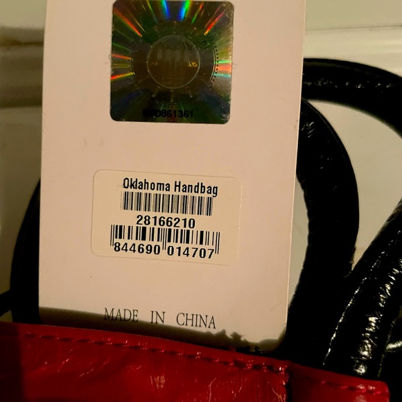 Oklahoma OU University purse with rose accent. - Picture 3 of 7